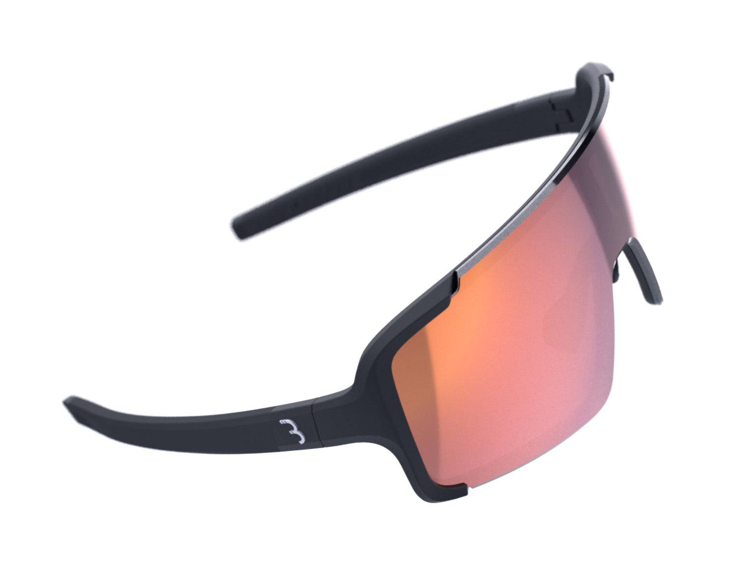 BBB Chester Flux Sport Glasses with high contrast lenses and clear spare lenses, featuring a lightweight frame for active wear.