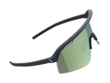 BBB Valor Flux Sport cycling glasses with adjustable nose piece and spare lens, featuring sleek design and clear lenses.
