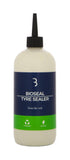 BBB BTI-181 BioSeal latex tyre sealant container for tubeless and inner tube tyres, 500ml, with a clear label and nozzle.