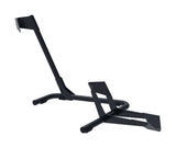 BBB BTL-156 SteadyUp bike storage stand in workshop setting, showcasing a stable, universal bicycle display rack with multiple bikes.