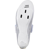 Shimano TR5W women's road cycling shoes with SPD-SL cleats, designed for triathlon, shown in a side view.