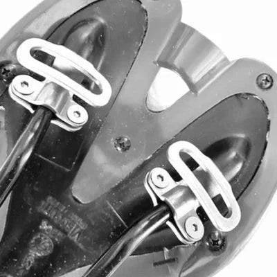 Carradice Cyclo Loops stainless steel saddle bag attachment for bikes, showing durable metal bag loops for secure saddle bag mounting.