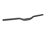 Bontrager Approved 31.8 MTB handlebar in matte black alloy, 690mm length with 25mm rise for mountain biking components.