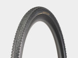 Bontrager Betasso RSL GX TLR gravel tyre mounted on a bike wheel, designed for racing and adventure riding.