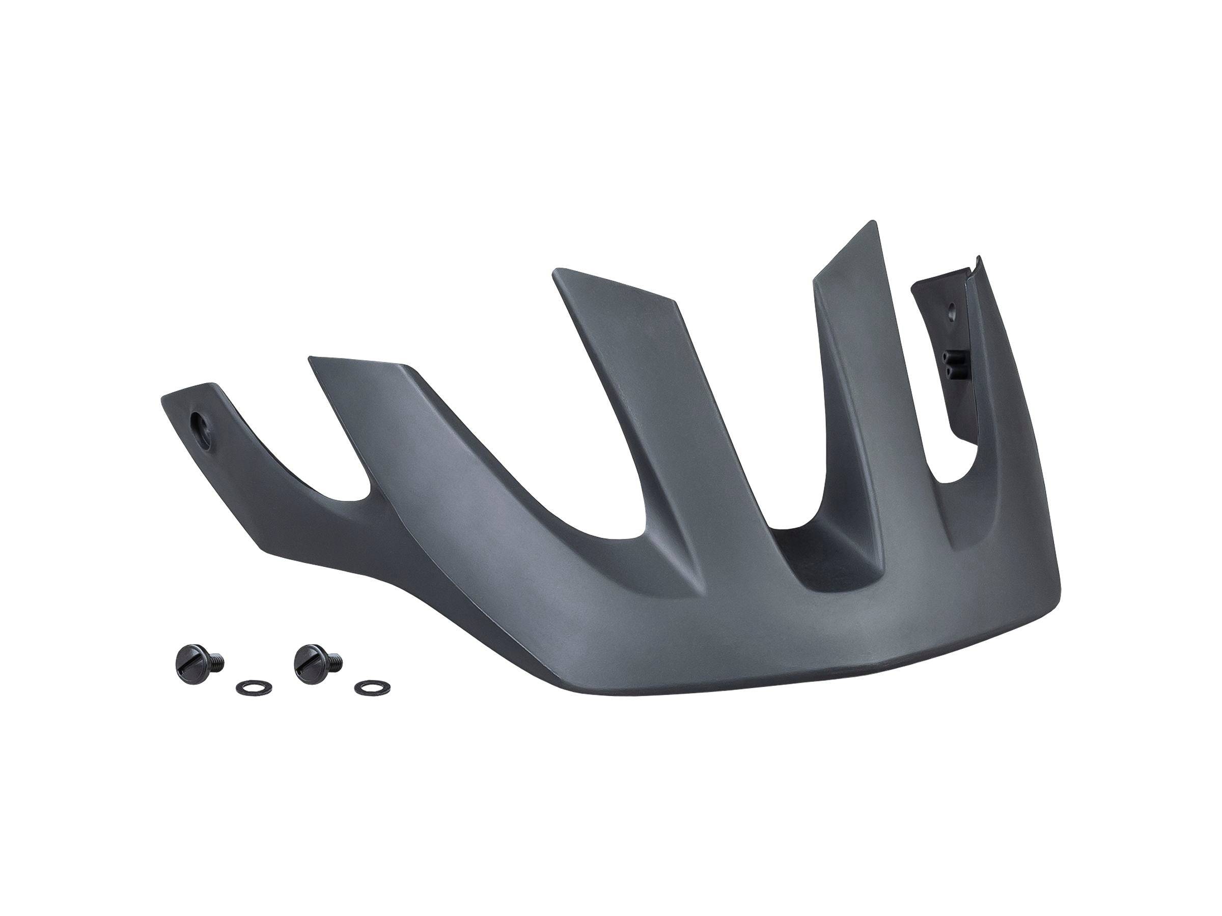 Bontrager Blaze WaveCel bike helmet visor replacement spare showing clear plastic visor with attachment clips