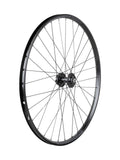 Bontrager 27.5-inch MTB wheel with 6-bolt disc brake, double-wall rim, 32 holes, and Presta valve for mountain biking components