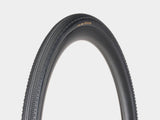 Bontrager Girona RSL GR TLR gravel tire showing textured tread and sidewall for tubeless-ready gravel biking performance