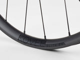 Bontrager Kovee Elite 30 TLR Boost 29-inch MTB wheel with carbon rim and tubeless-ready design for mountain biking.