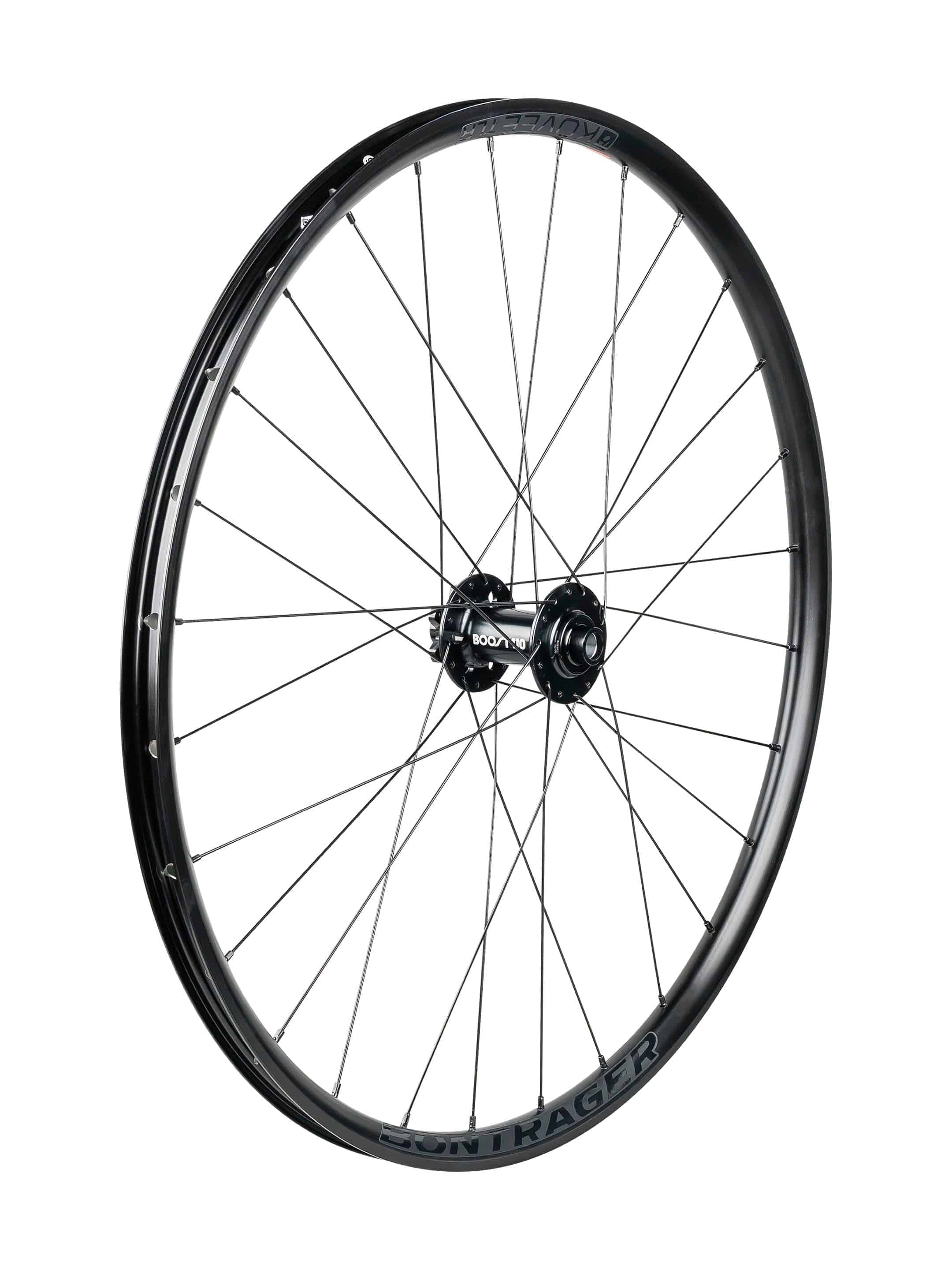 Bontrager Kovee TLR Boost 27.5-inch MTB wheel with 32 holes and 6-bolt disc brake compatibility, mountain biking component
