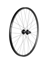 Bontrager Kovee TLR Boost 29-inch rear MTB wheel with Shimano Micro Spline 12-speed hub and disc brake mount.