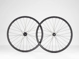 Bontrager Line Pro 30 TLR Boost 27.5-inch mountain bike front wheel in black with no cassette, lightweight component for MTB riding.