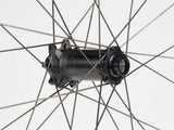Bontrager Line Pro 30 TLR Boost 27.5-inch mountain bike front wheel in black with no cassette, designed for MTB components.