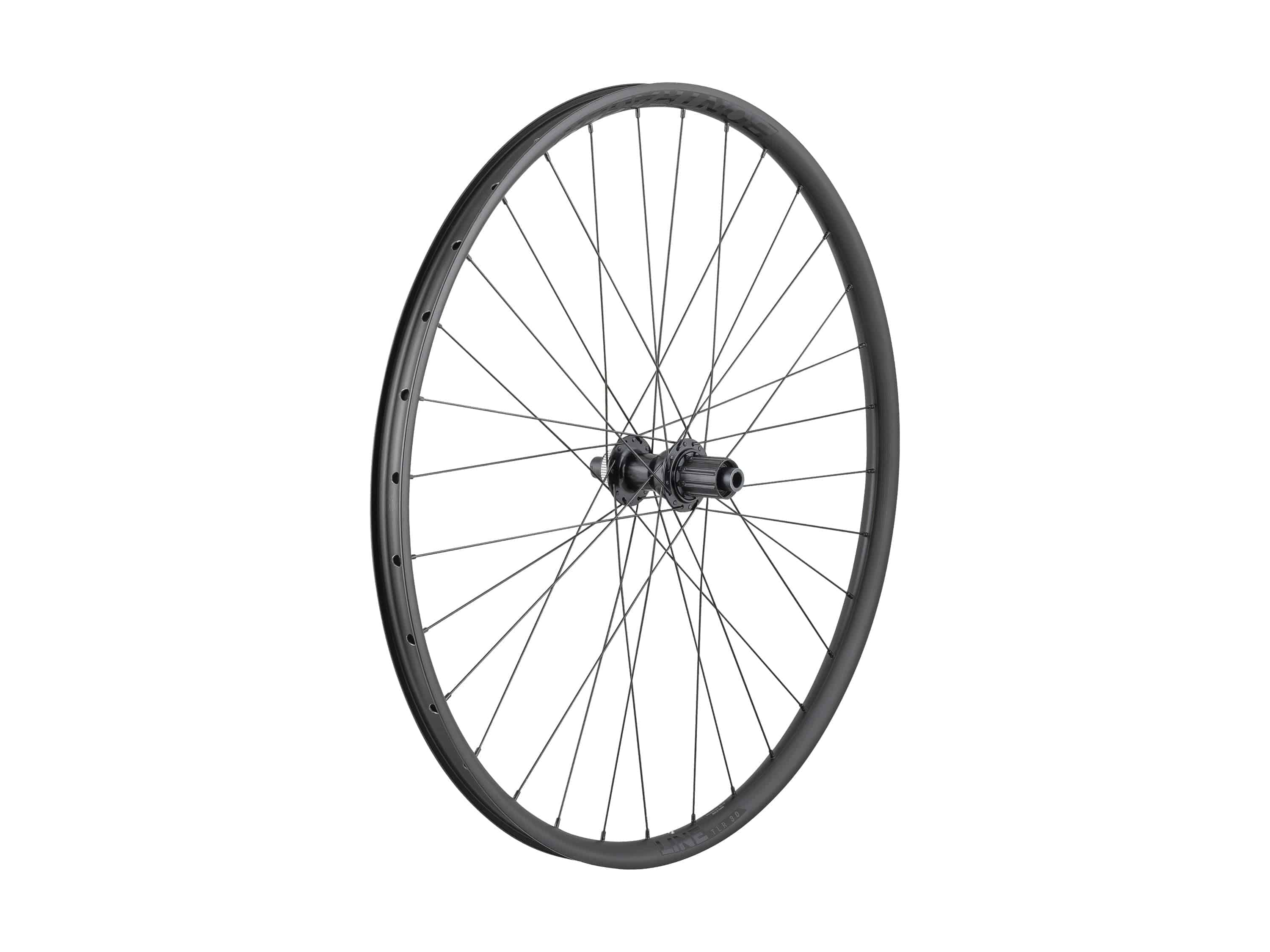 Bontrager Line TLR 30 Boost 29-inch MTB rear wheel with tubeless-ready 32H component for mountain biking
