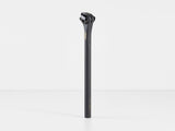 Bontrager RSL 27.2 carbon seatpost with adjustable 2-bolt clamp for lightweight bike saddle support.