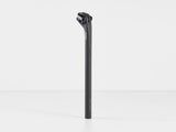Bontrager RSL 27.2 carbon seatpost with adjustable 2-bolt clamp for bike saddle attachment and support.