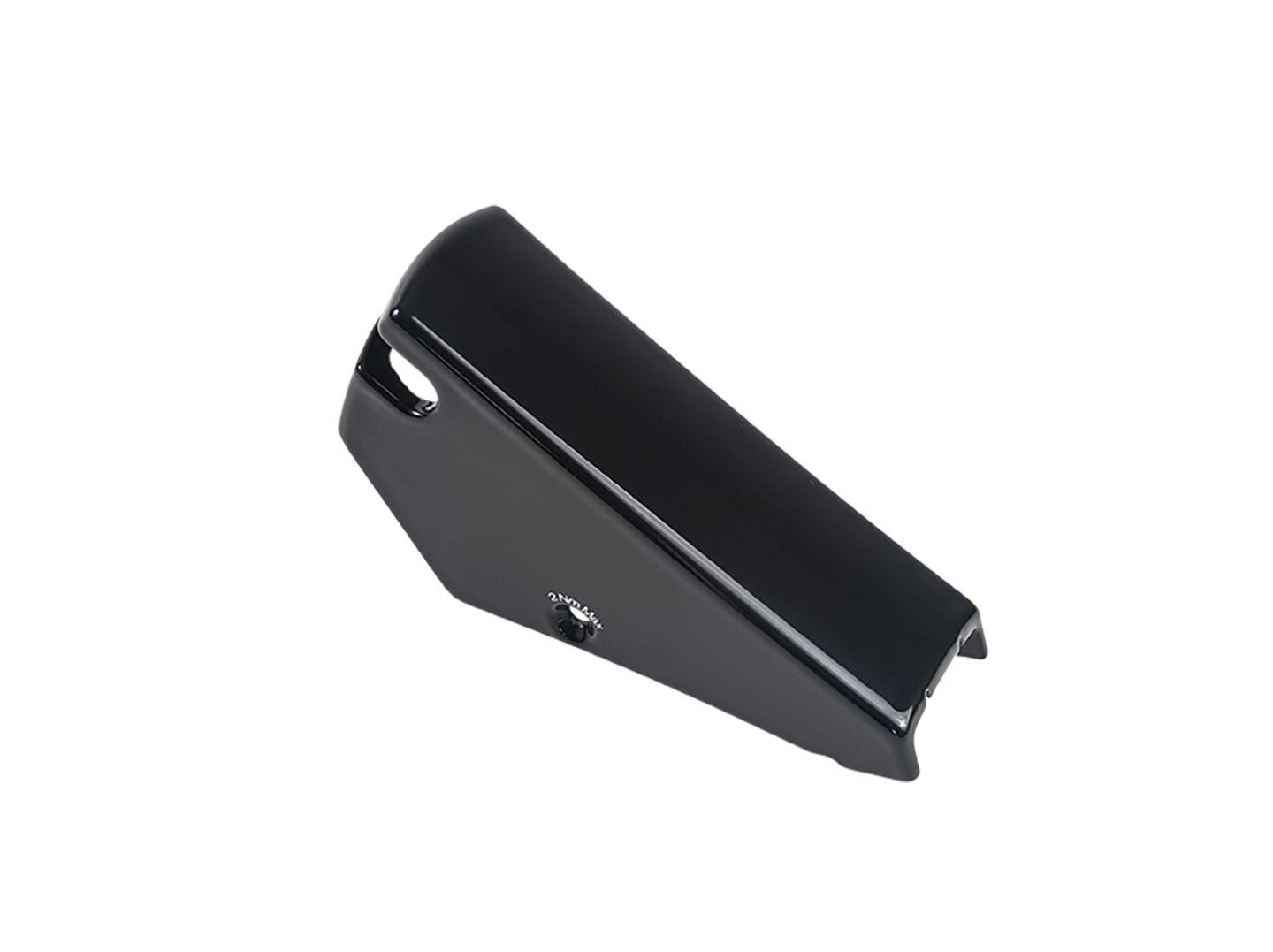 Black Bontrager Speed Concept low-near stem for Trek road cycling, showing the sleek component designed for precision performance.
