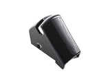 Black Bontrager Speed Concept low-near stem for Trek road cycling components, shown from a side angle highlighting the sleek design.