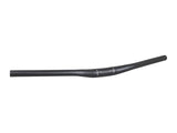 Bontrager Approved 31.8 MTB handlebar in matte black alloy, 690mm length with 25mm rise, for mountain bike components.