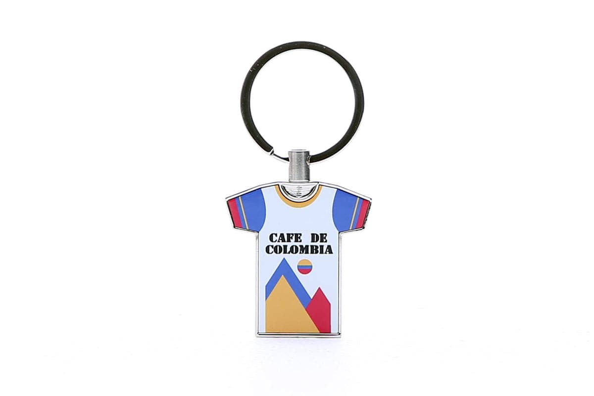 Global Cycling Club Cafe De Colombia Keyring