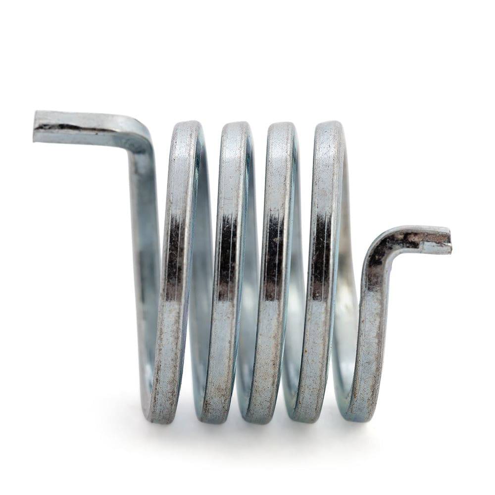 Gusset Components Squire SS tensioner spring for bike spare parts and accessories, close-up of spring in black finish.
