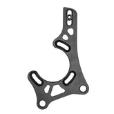 MRP AMg V2 Chain Device carbon backplate for drivetrain protection, mounted on bicycle drivetrain components.