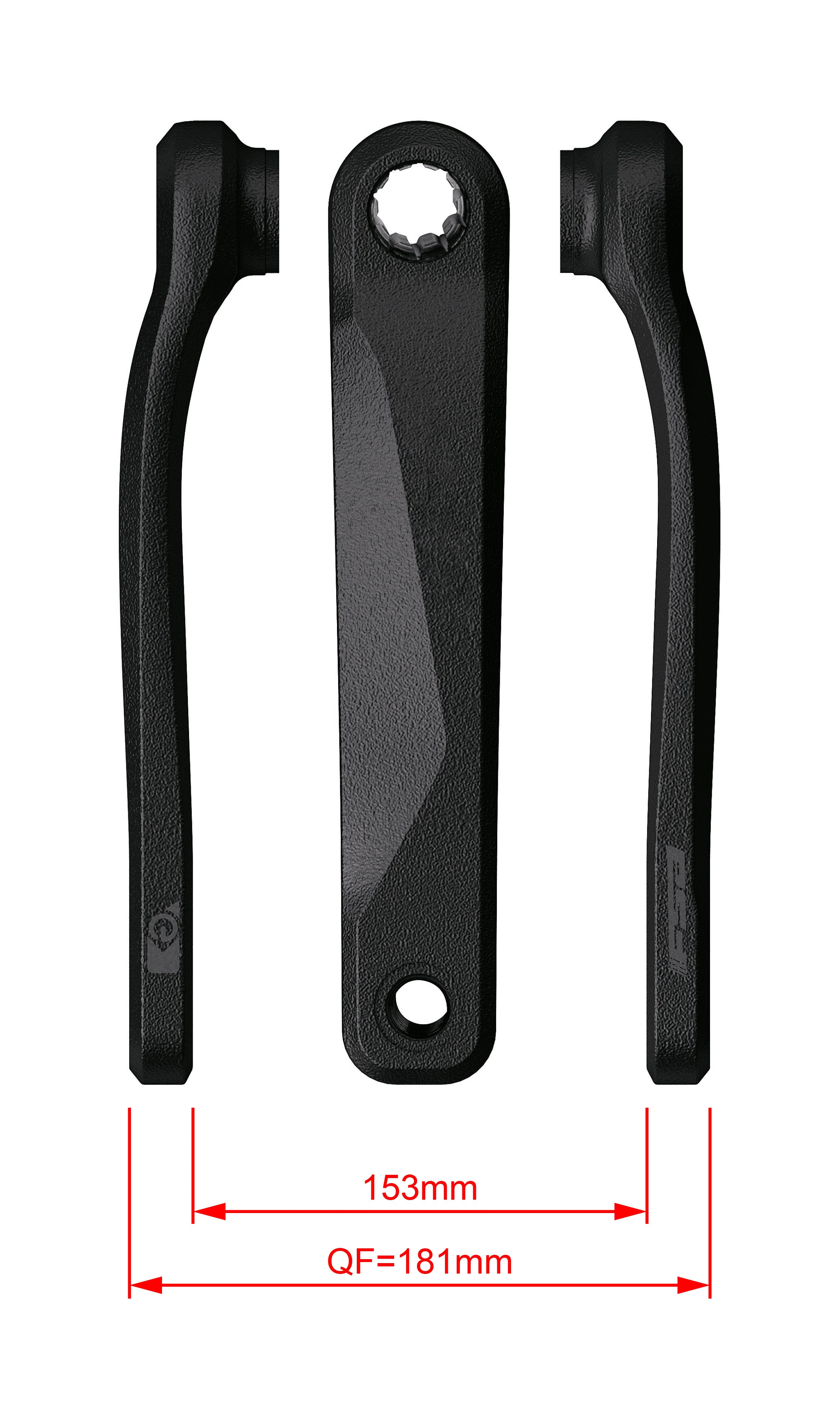 FSA Ebike Chainset CK-220 Bosch BNI 19.0mm Black