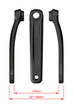 FSA CK-320 Bosch compatible eBike chainset with 27.5mm black crank arms and 170mm length, designed for eBike components.