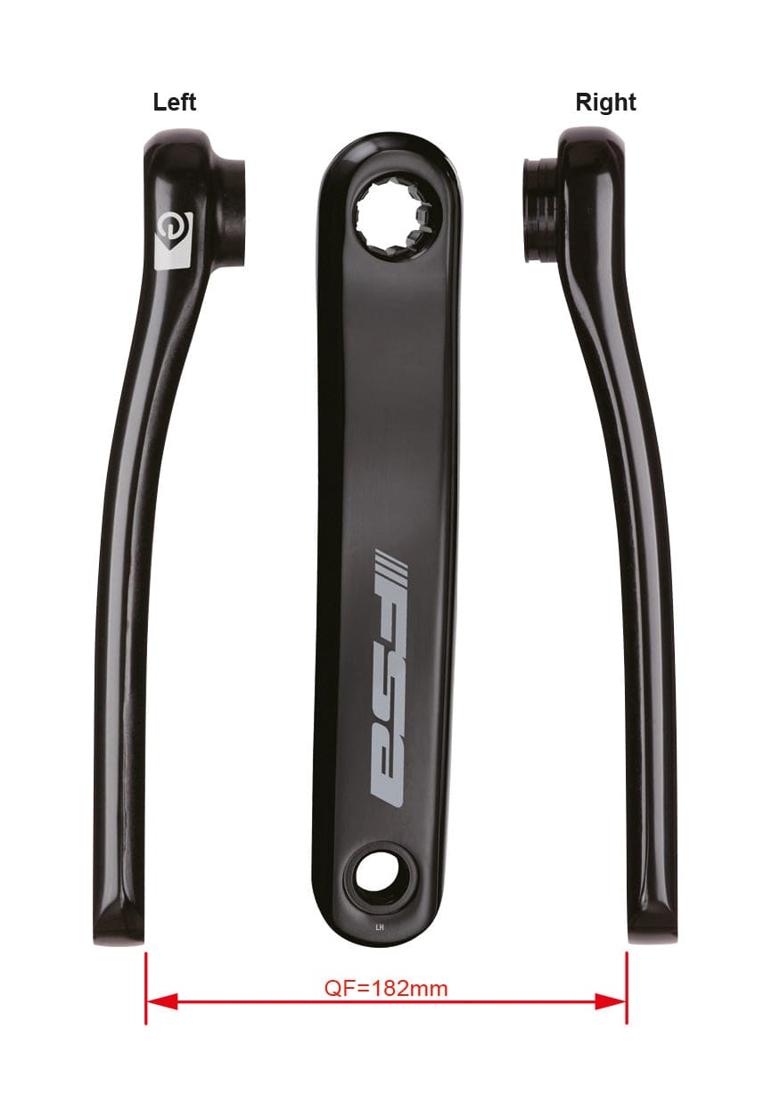 FSA Ebike Chainset CK-632 ISIS 25.7mm Black
