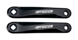 FSA Ebike chainset CK-745 JIS 27.2mm black with crank arms, compatible with Yamaha PW ST/TE and Shimano E5000 components.