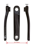 FSA Ebike chainset CK-745 ISIS drive with carbon crank arms and Bosch G2 compatibility, designed for electric bikes.