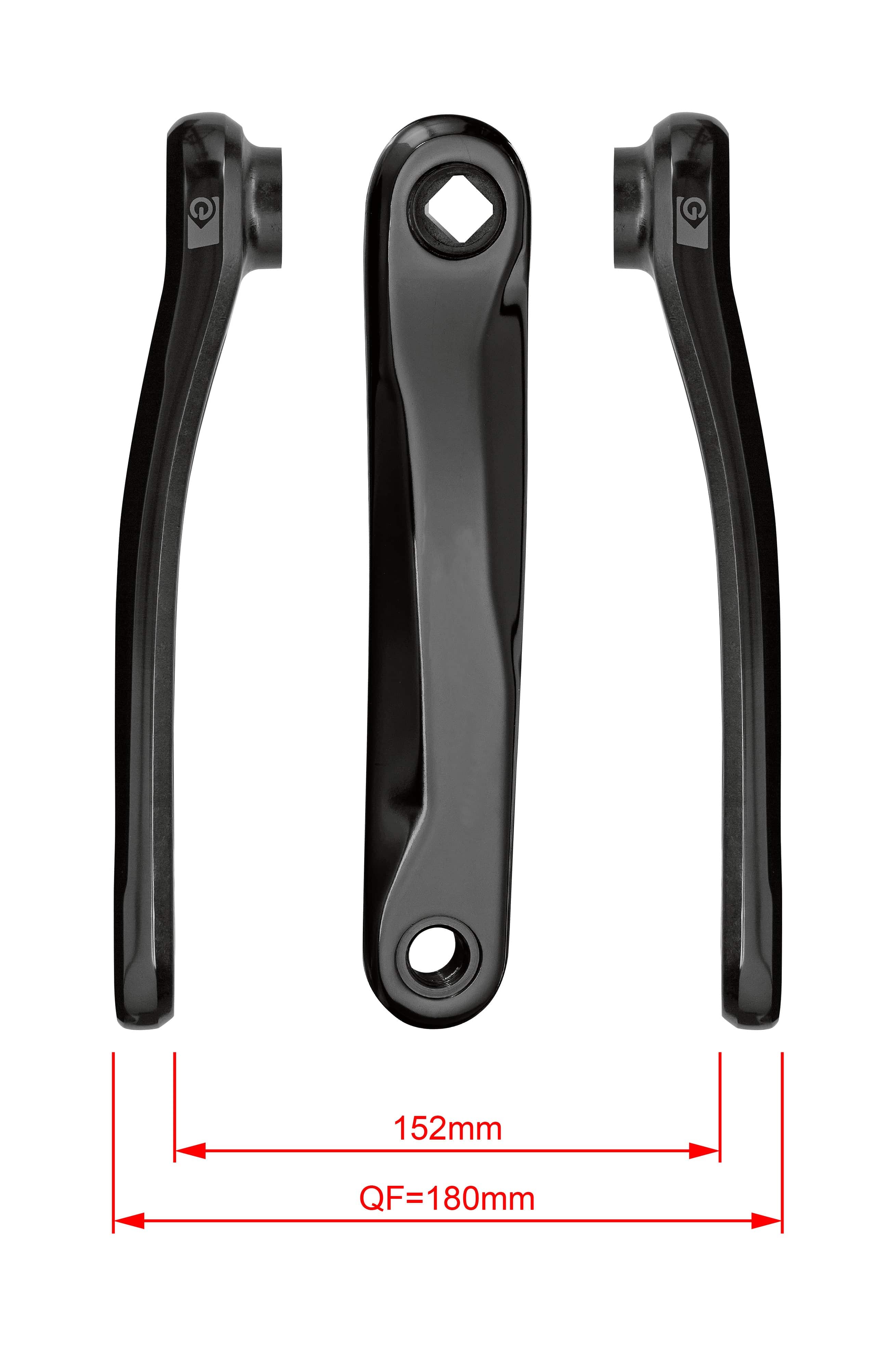 FSA Ebike Chainset CK-746-2 JIS 22.5mm Black