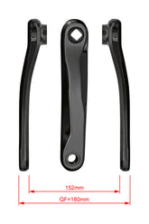 FSA Ebike Chainset CK-746-2 JIS 22.5mm Black