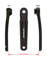 FSA Ebike Chainset CK-761 ISIS G2 Threaded ##.#mm Black