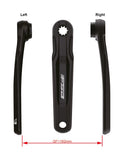 FSA Ebike Chainset CK-761 G2T ISIS Drive black anodized crankset with Bosch G2 motor on a bicycle component image