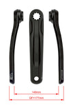 FSA Ebike Chainset CK-762 ISIS 27.0mm Black