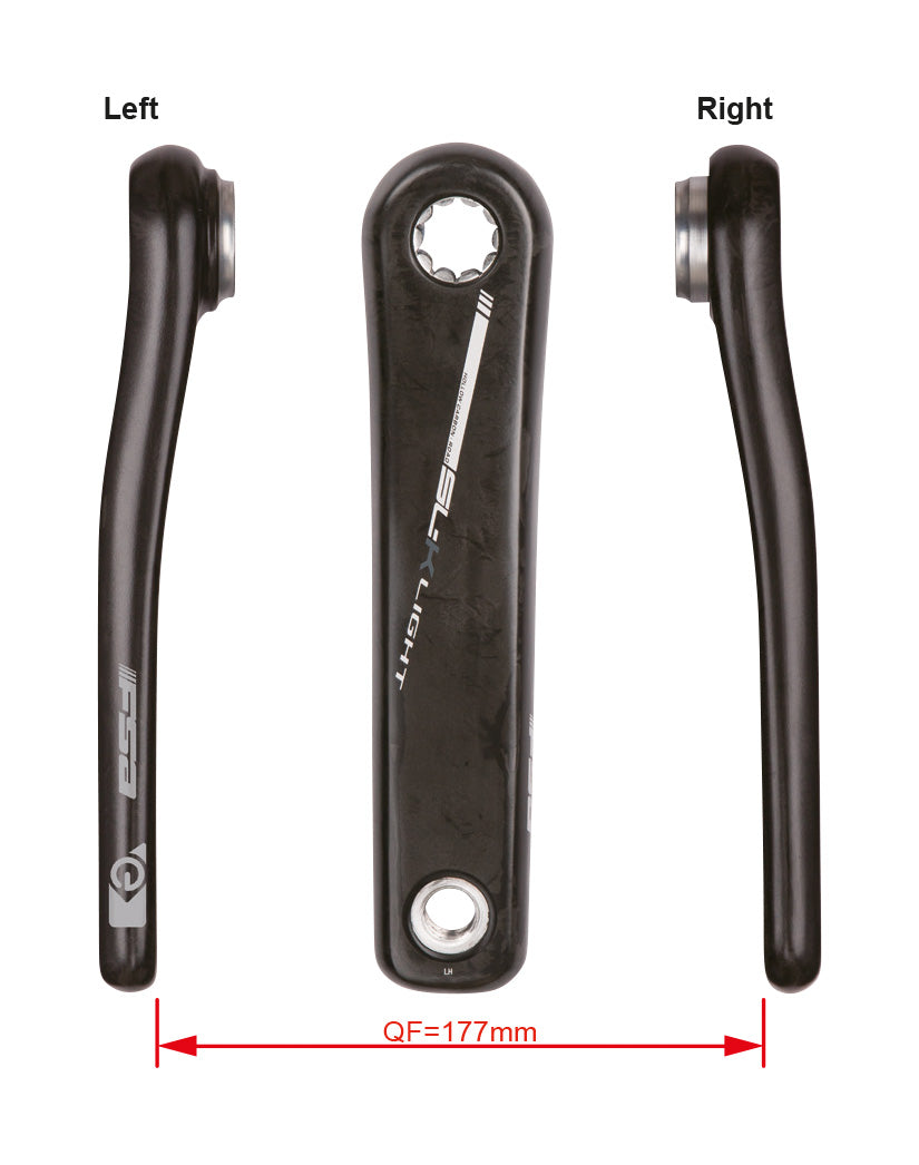 FSA Ebike Chainset CK-8685-1 ISIS 18.7mm Black