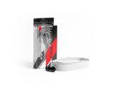 White Colnago grip bar tape for road bikes, featuring durable, ergonomic cycling handlebar coverage and comfortable grip.