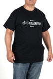 Global Cycling Club Tour de France 2027 T-shirt featuring a scenic Cote de Caerffili design, casual cycling apparel.