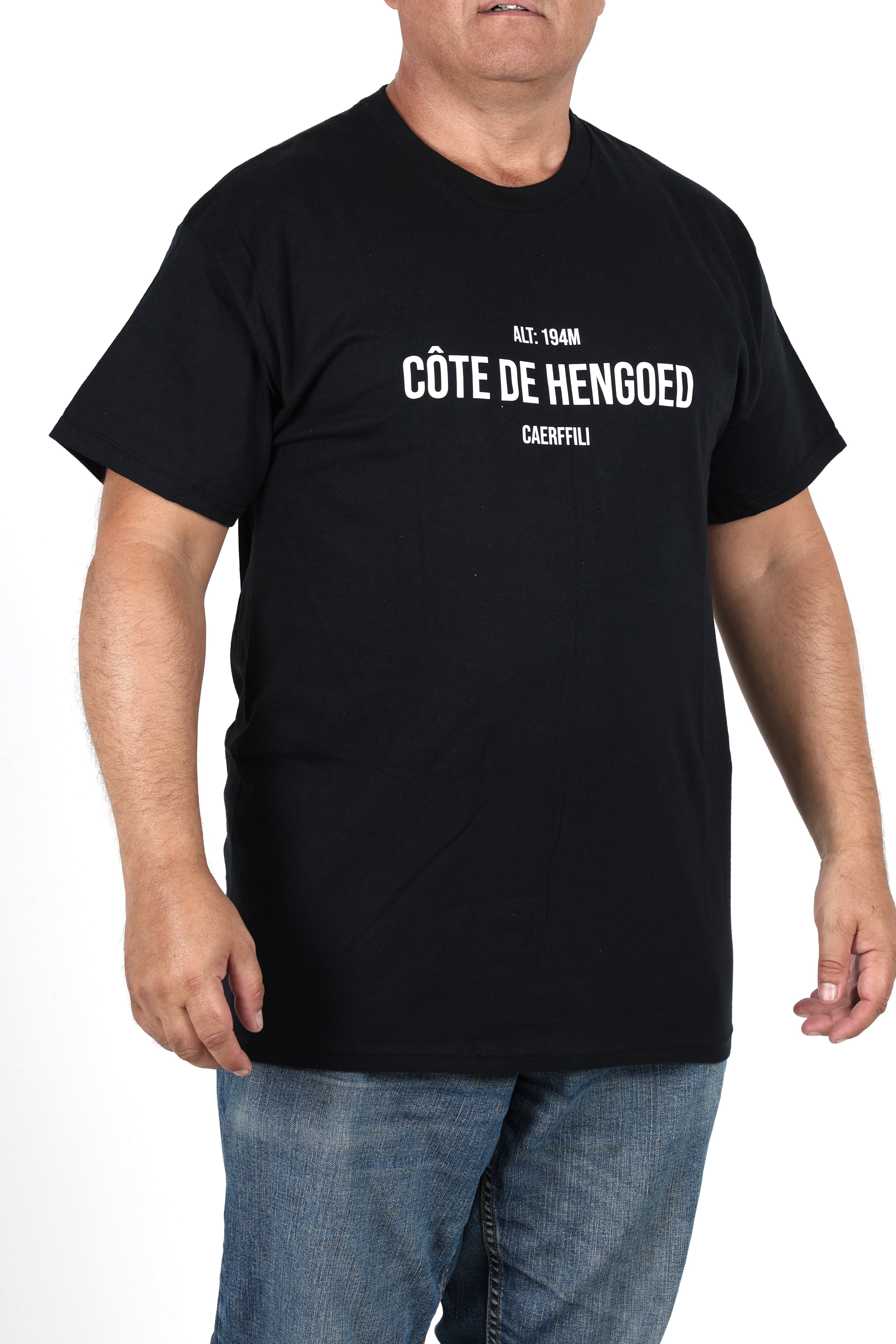 Global Cycling Club Tour de France 2027 T-shirt featuring cycling graphics and branding, displayed on a mannequin.