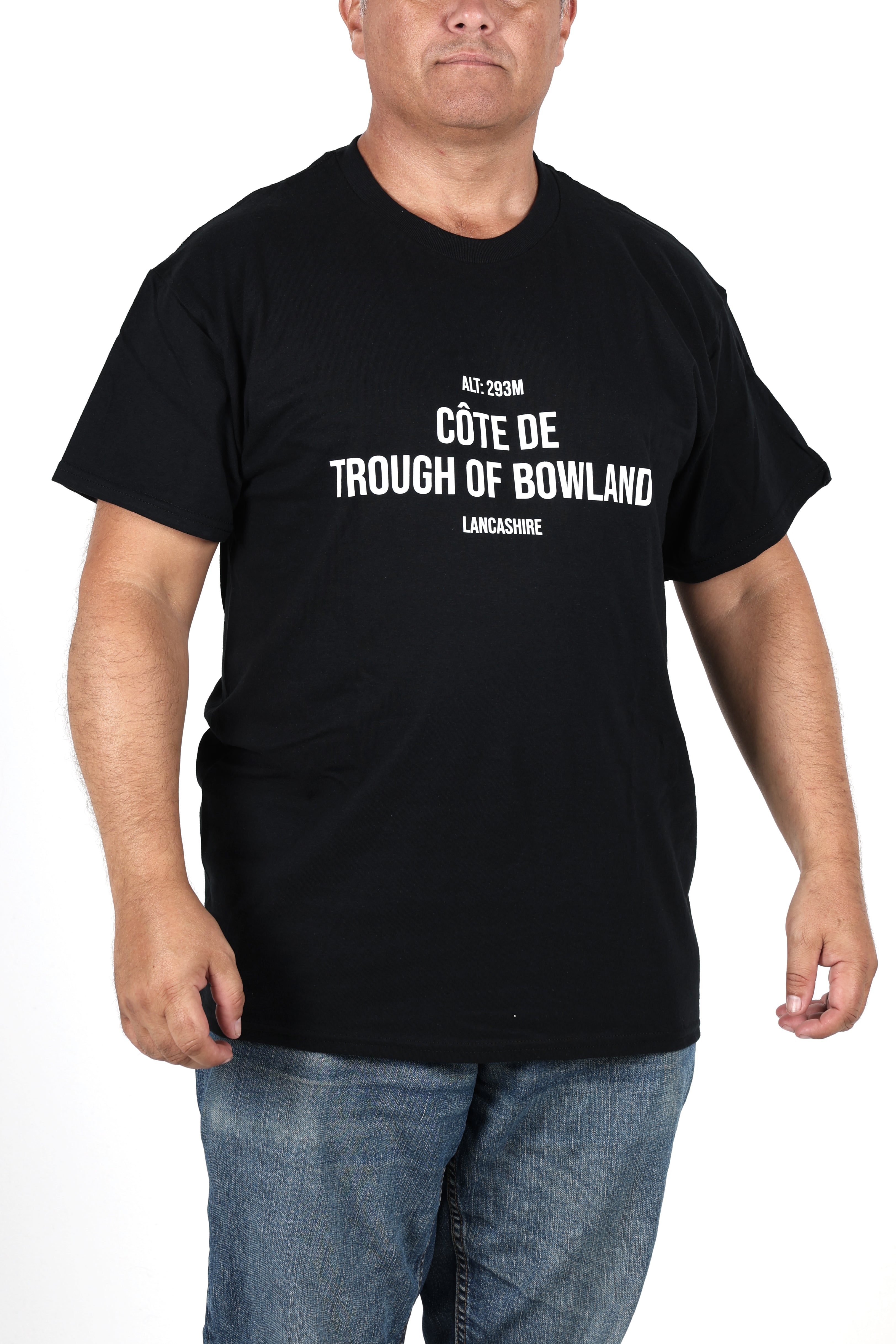 Global Cycling Club Tour de France 2027 T-Shirt featuring cycling-themed design and branding, displayed on a plain background.