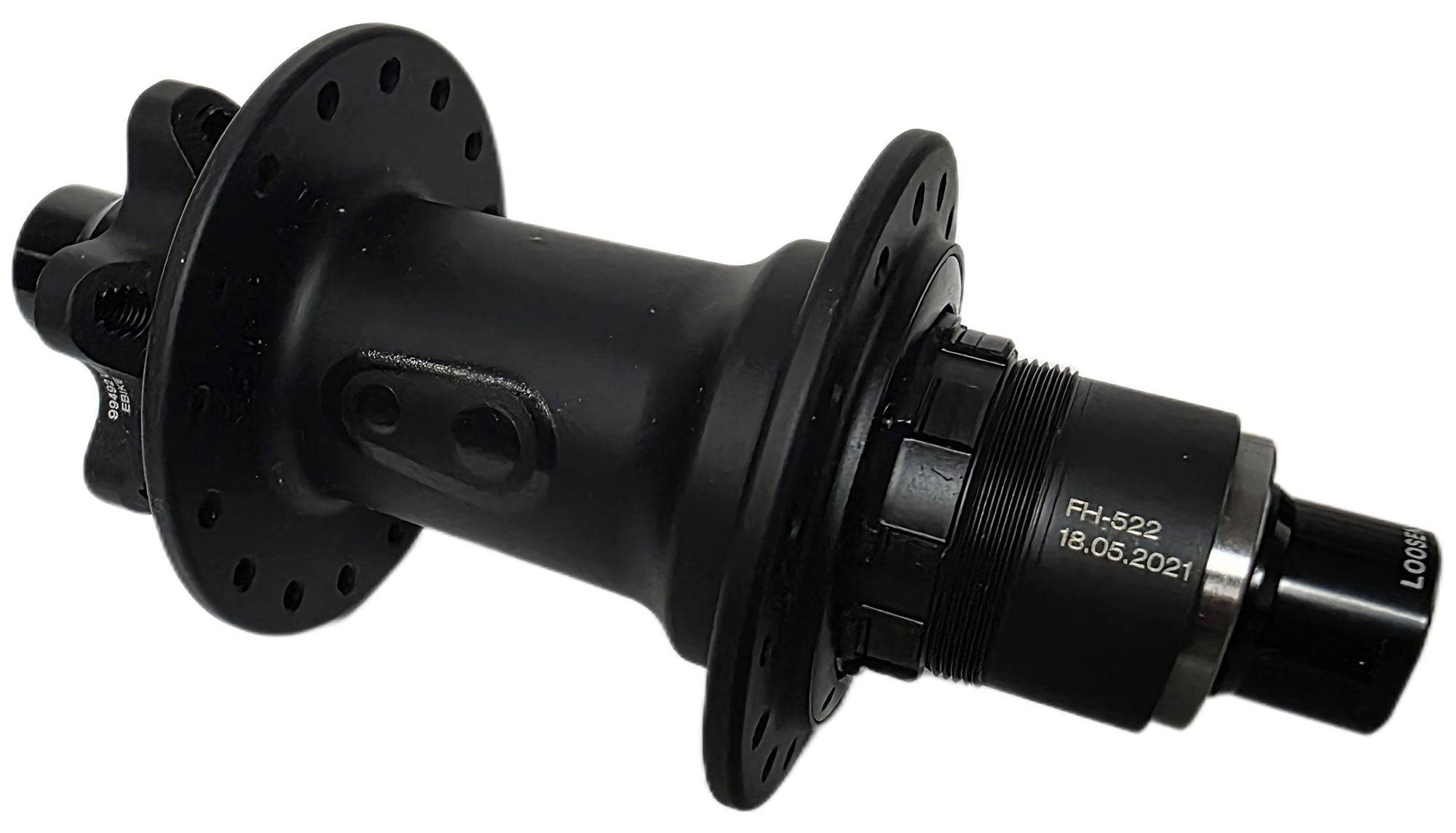 Crankbrothers Synthesis E-Bike hub in black with 15x148mm boost SRAM XD freehub, showcasing the wheel component for e-bikes.