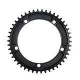 Genetic Chain Ring Tibia Track Chainring CNC machined for road bikes, 1/2 x 1/8 inch component with detailed metal finish.