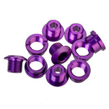 ID brand XL single chainring bolts for bicycles, shown with hardware for drivetrain maintenance and component replacement.