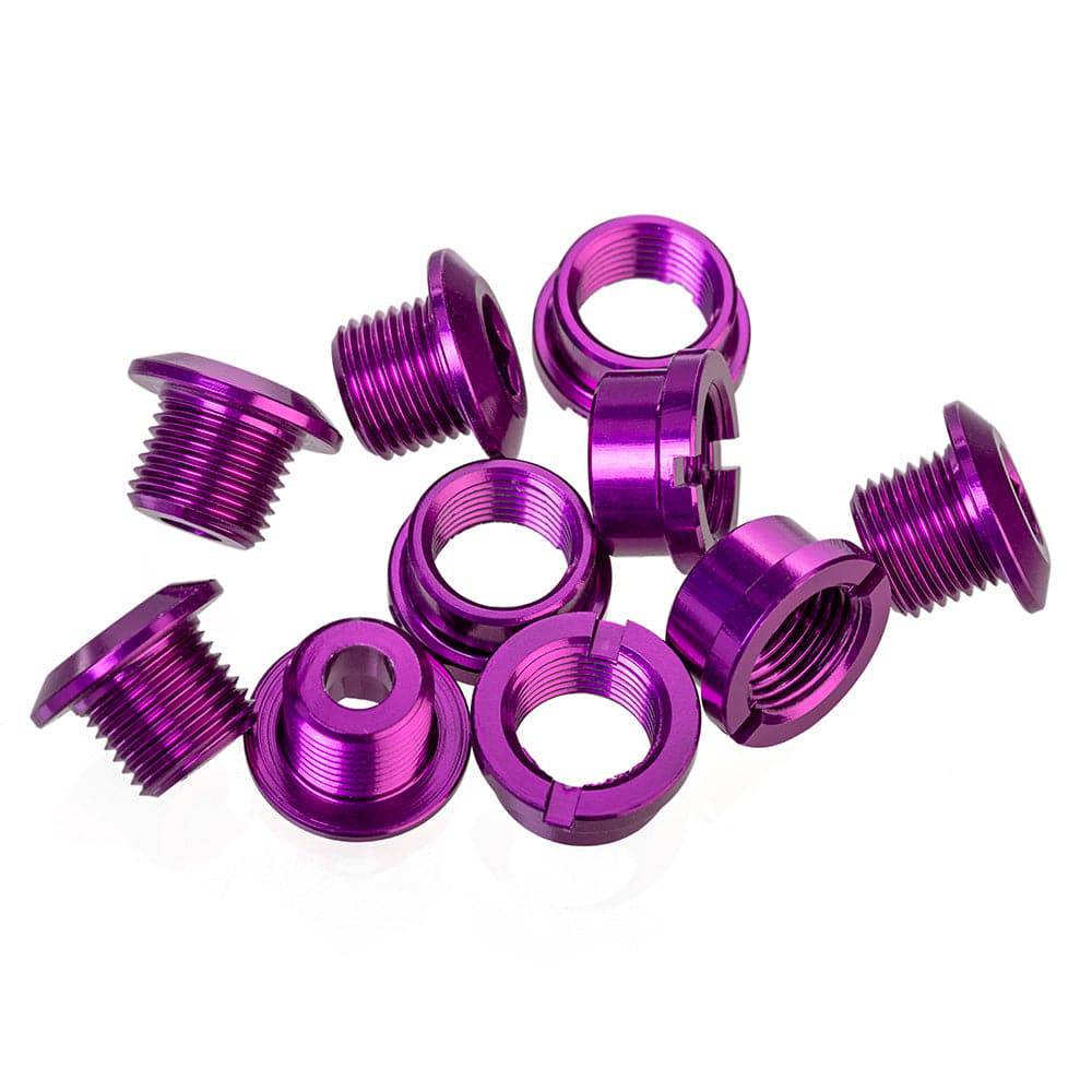 ID brand chainring bolts for bike drivetrain, single spares and accessories, securely attach chainrings to crankset.