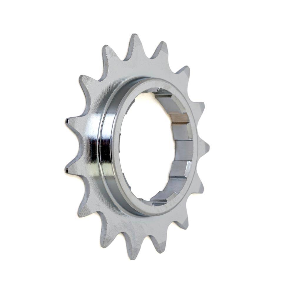 Gusset Components Double Six Sprocket, CNC machined Cr-Mo single speed sprocket with HG spline compatibility for bicycles.
