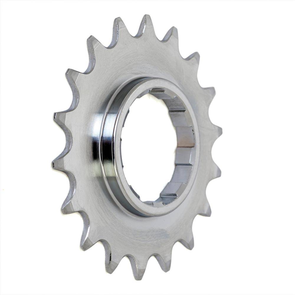 Gusset Components Double Six Sprocket CNC machined Cr-Mo single speed sprocket with HG spline compatibility for bicycle drivetrain.