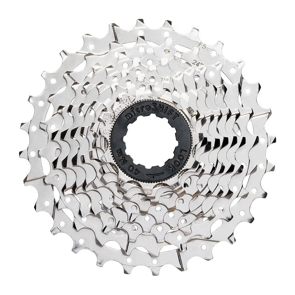 MicroSHIFT H092 H-Series 9-speed cassette for HG hub bodies, durable bicycle component with performance gearing.