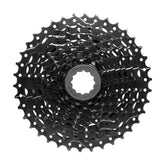 MicroSHIFT ADVENT H-Series 9-speed cassette for mountain and e-bike components, featuring durable metal gears and wide gear range.