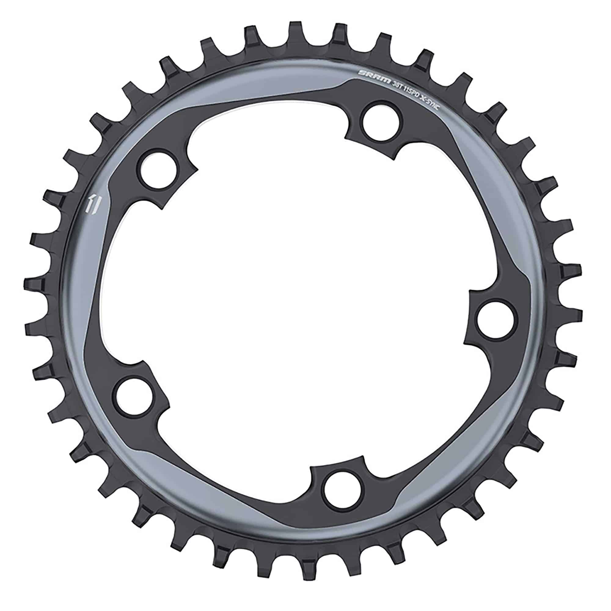 SRAM X-Sync 11-speed aluminium chainring with 110 BCD for S350 Aeroguard, cycling component for mountain bikes or road bikes