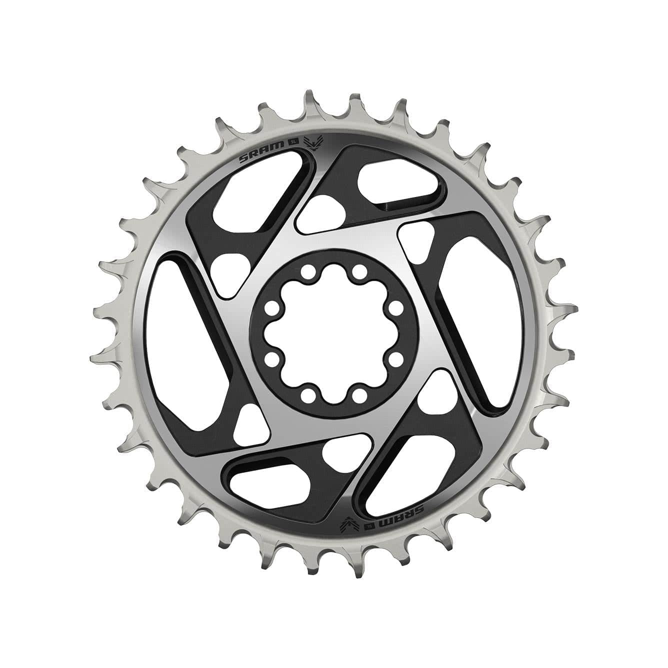 SRAM Eagle XXSL D1 2023 T-Type 8-Bolt direct mount chainring with 3mm offset for mountain bike components.